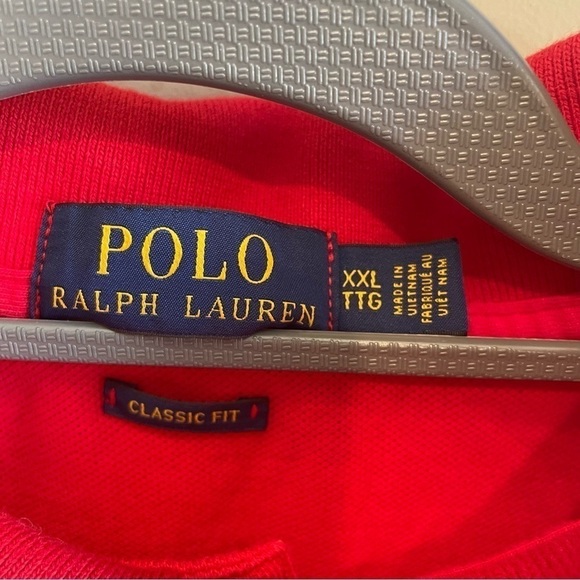 Polo By Ralph Lauren Big Pony Red and Navy Polo XXL - Picture 3 of 6